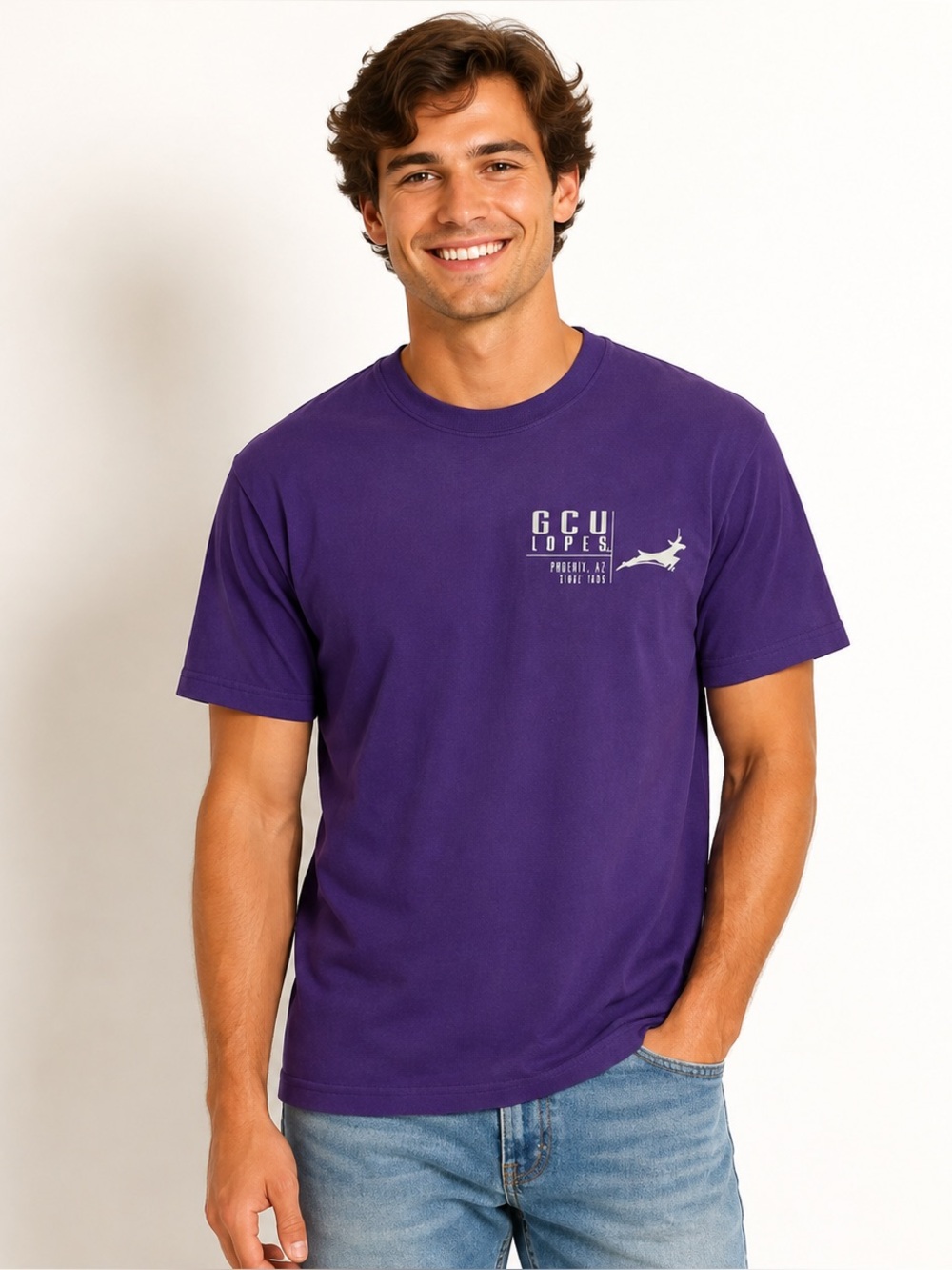 GCU Lopes Grand Canyon University Purple Men’s T-Shirt
